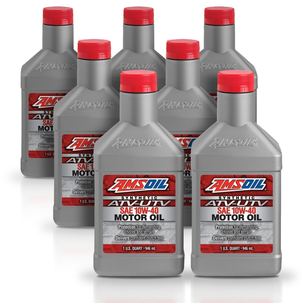 [KIT-AMAUV40QT-7L] Kit 7 Litros 10W40 Synthetic ATV/UTV Motor Oil AMSOIL