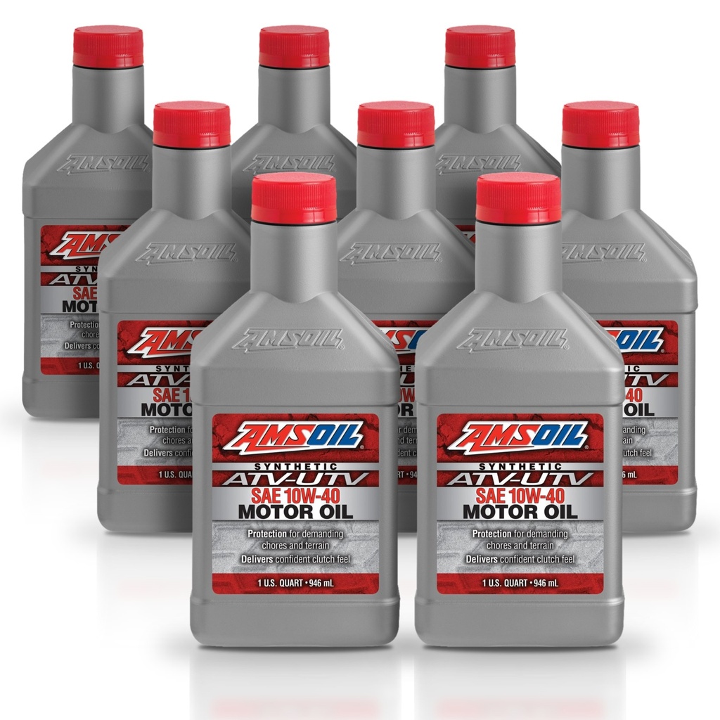 [KIT-AMAUV40QT-8L] Kit 8 Litros 10W40 Synthetic ATV/UTV Motor Oil AMSOIL
