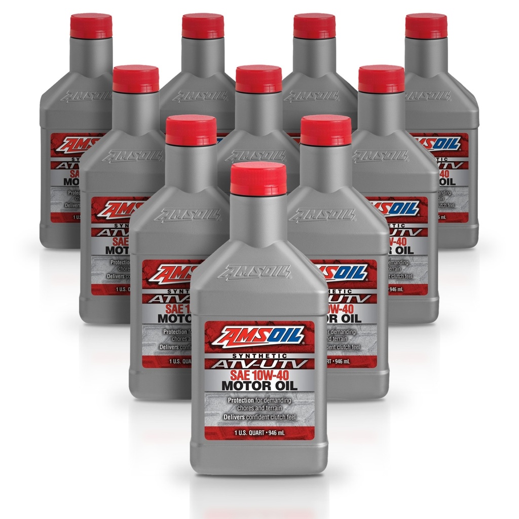 [KIT-AMAUV40QT-10L] Kit 10 Litros 10W40 Synthetic ATV/UTV Motor Oil AMSOIL