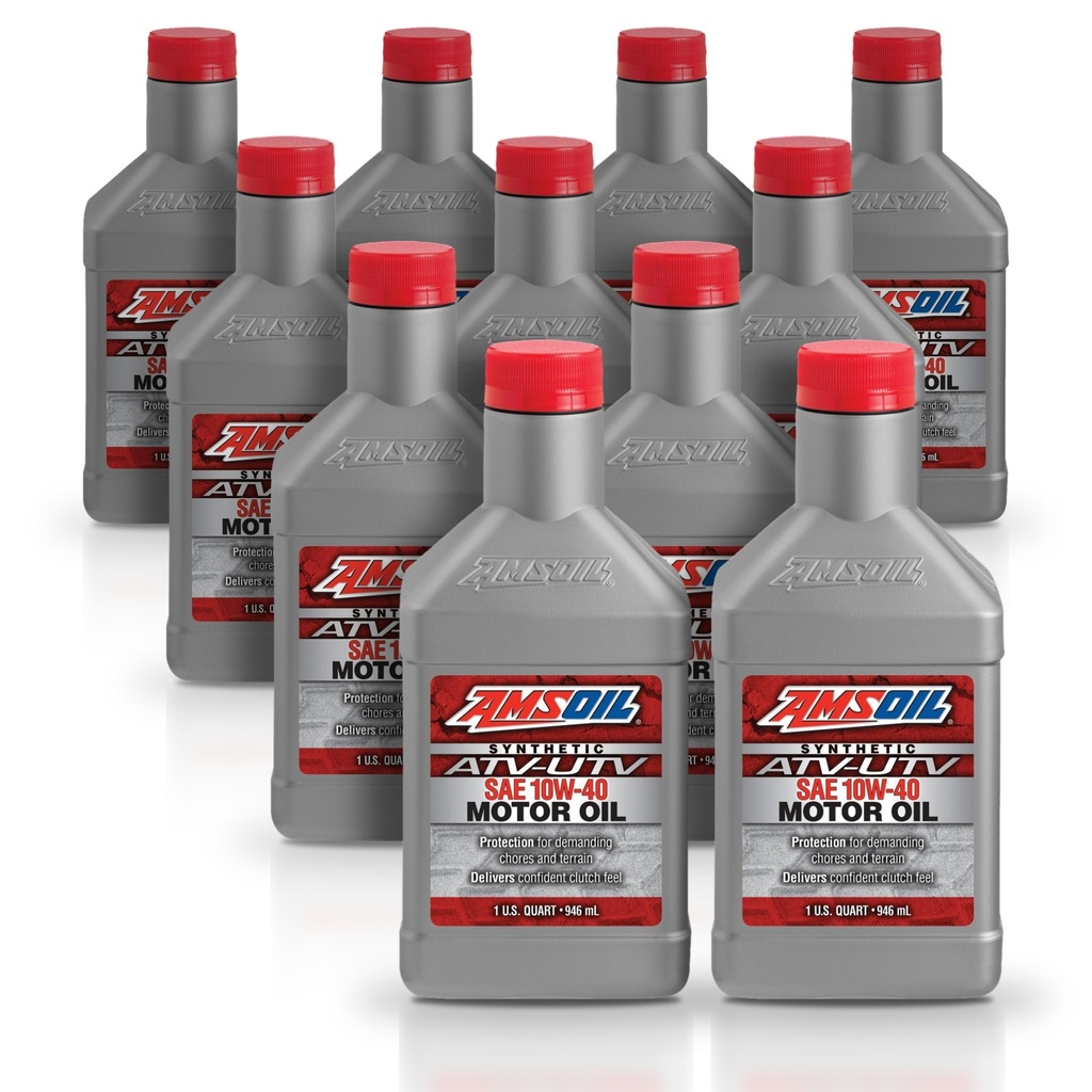 [KIT-AMAUV40QT-11L] Kit 11 Litros 10W40 Synthetic ATV/UTV Motor Oil AMSOIL