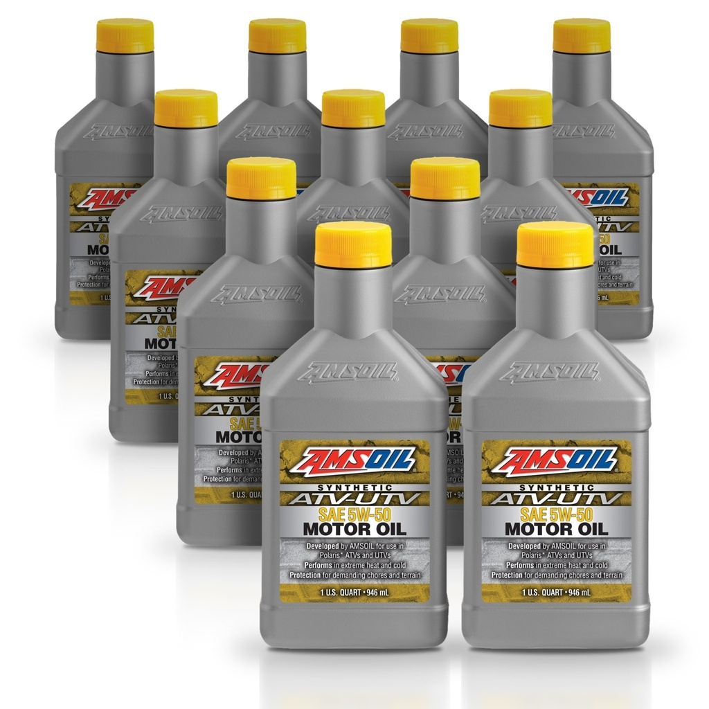 [KIT-AMAUV50QT-11L] Kit 11 Litros 5W50 Synthetic ATV/UTV Motor Oil AMSOIL