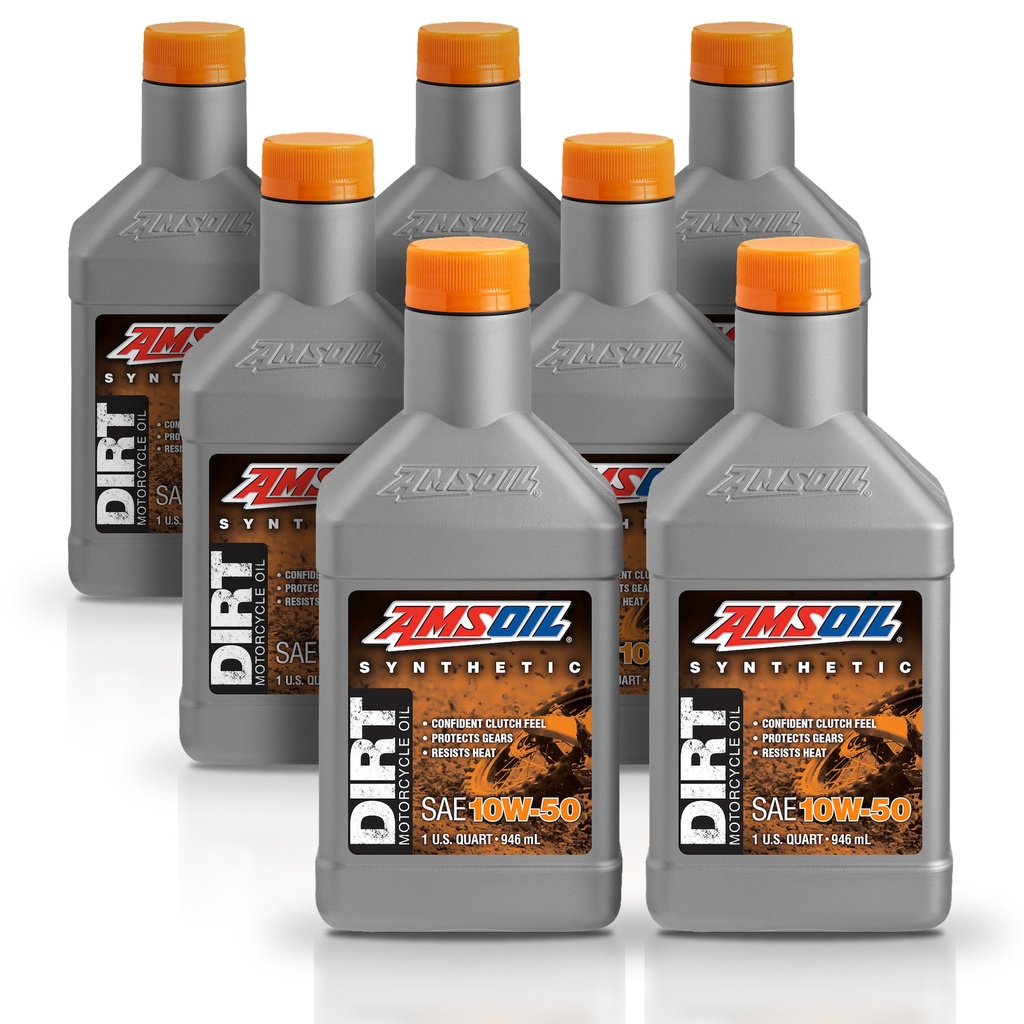 [KIT-AMDB50QT-7L] Kit 7 Litros 10W50 Synthetic Dirt Bike Oil AMSOIL