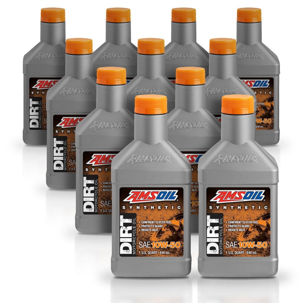 [KIT-AMDB50QT-11L] Kit 11 Litros 10W50 Synthetic Dirt Bike Oil AMSOIL
