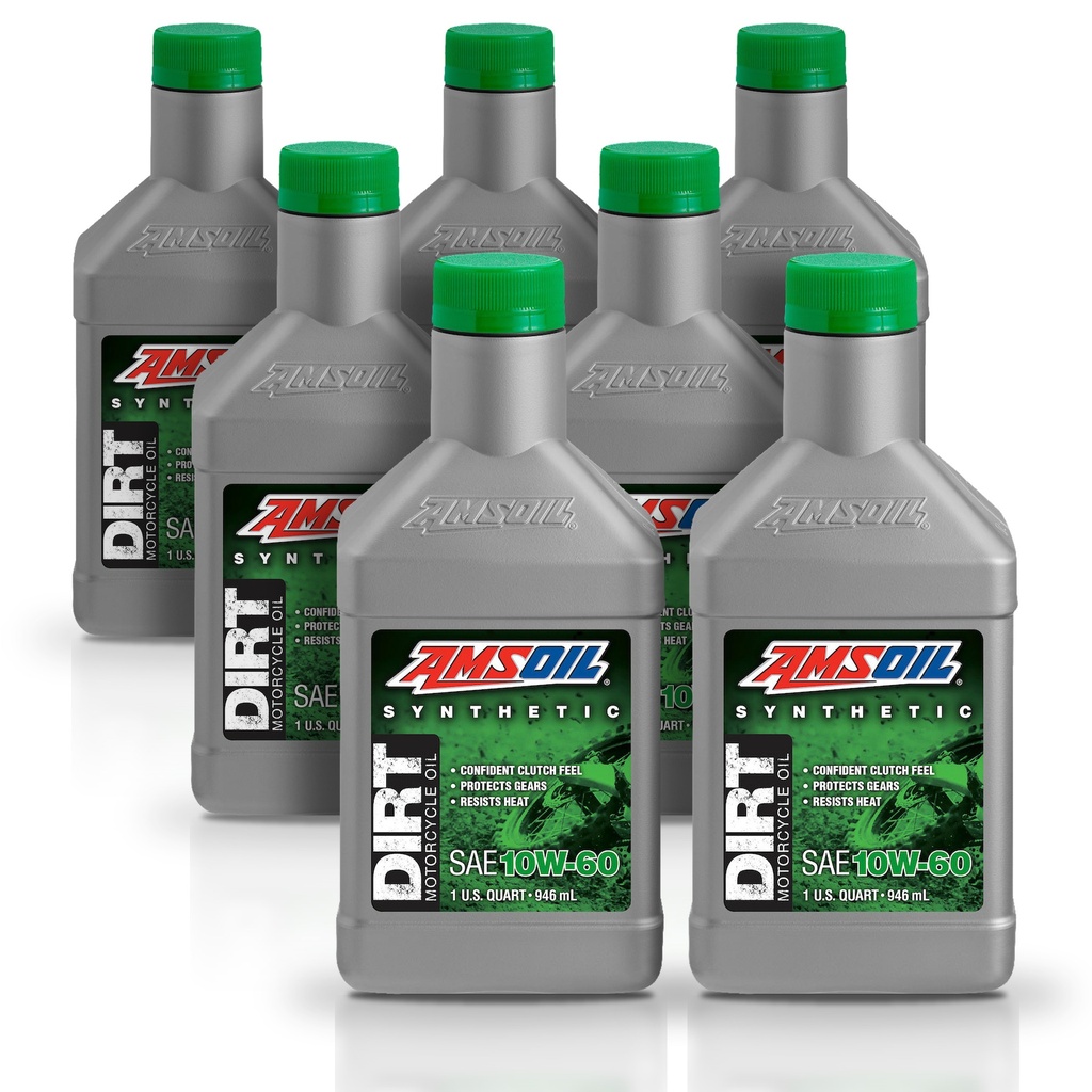 [KIT-AMDB60QT-7L] Kit 7 Litros 10W60 Synthetic Dirt Bike Oil AMSOIL