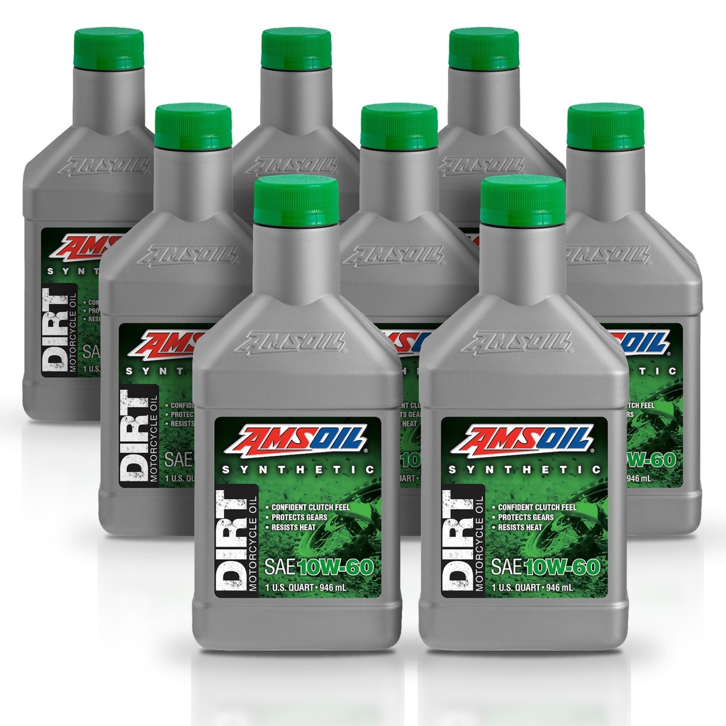 [KIT-AMDB60QT-8L] Kit 8 Litros 10W60 Synthetic Dirt Bike Oil AMSOIL