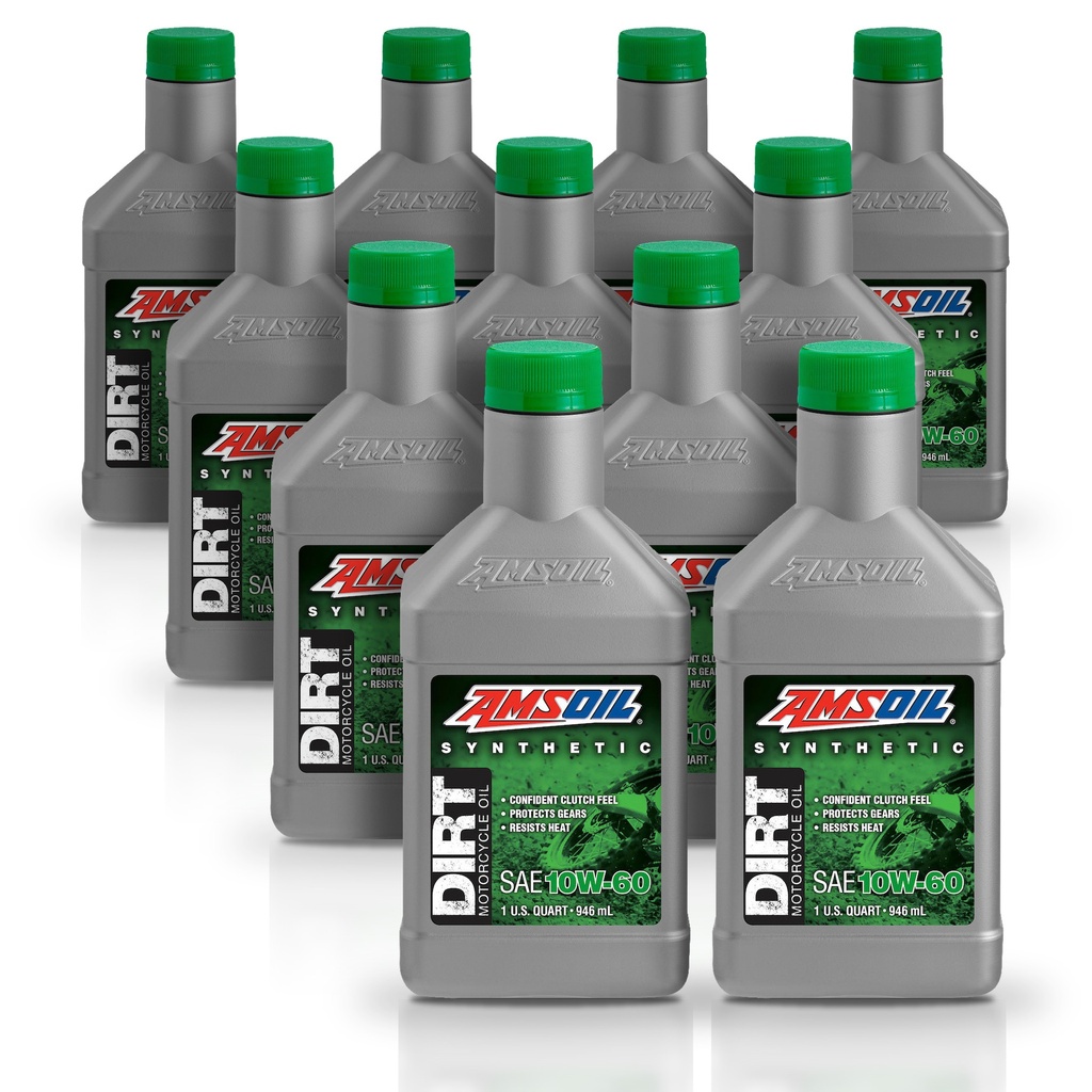 [KIT-AMDB60QT-11L] Kit 11 Litros 10W60 Synthetic Dirt Bike Oil AMSOIL