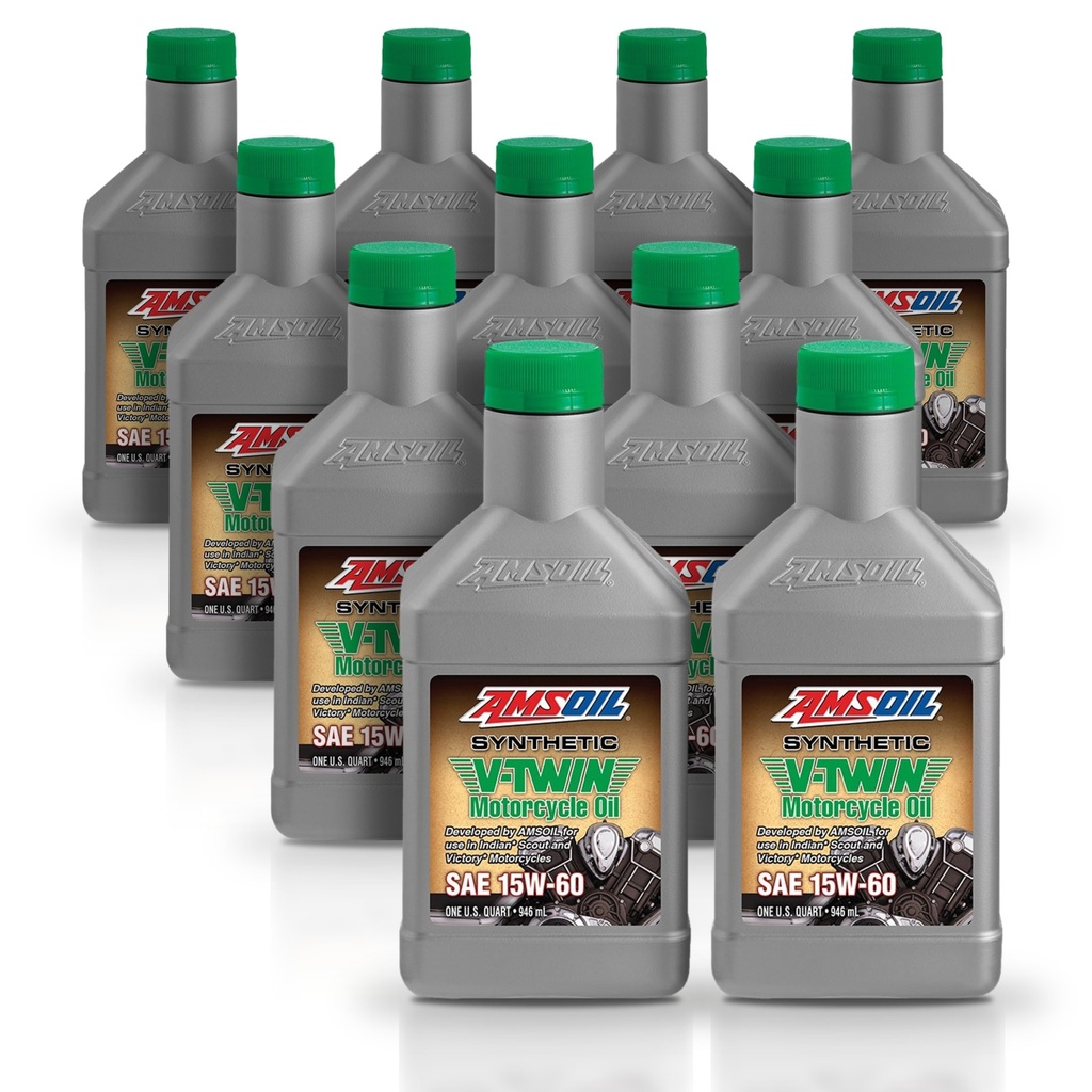 [KIT-AMMSVQT-11L] Kit 11 Litros 15W60 Synthetic V-Twin Motorcycle Oil AMSOIL