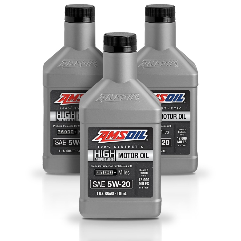 [KIT-AMHM520QT-3L] Kit 3 Litros 5W20 Full Syn High Mileage Oil AMSOIL