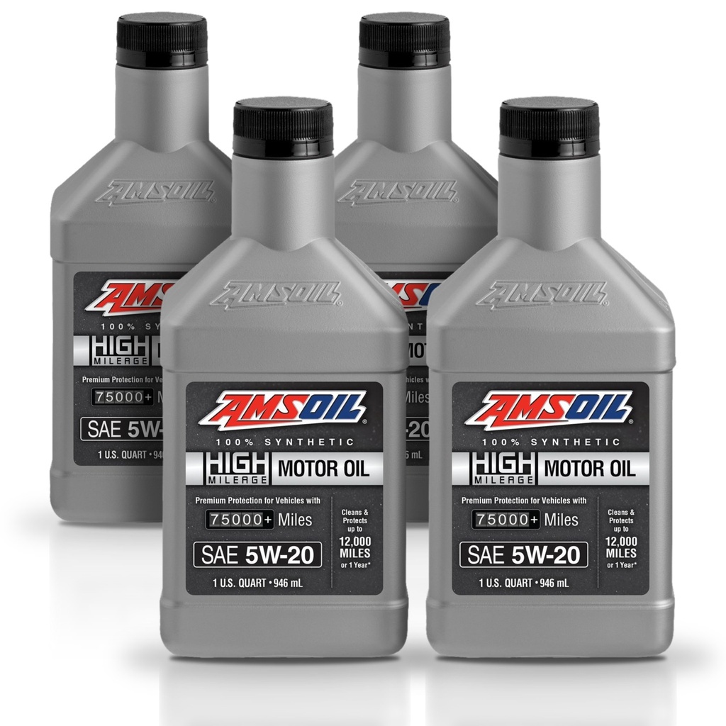 [KIT-AMHM520QT-4L] Kit 4 Litros 5W20 Full Syn High Mileage Oil AMSOIL