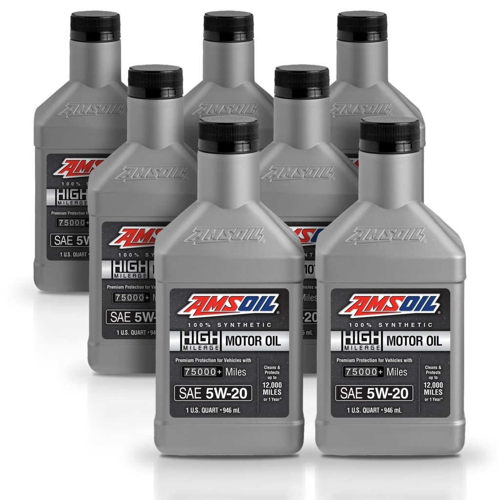 [KIT-AMHM520QT-7L] Kit 7 Litros 5W20 Full Syn High Mileage Oil AMSOIL