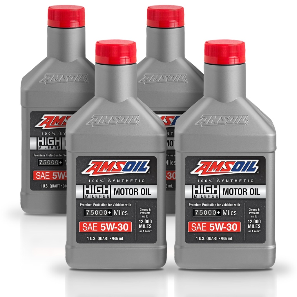 [KIT-AMHM530QT-4L] Kit 4 Litros 5W30 Full Syn High Mileage Oil AMSOIL