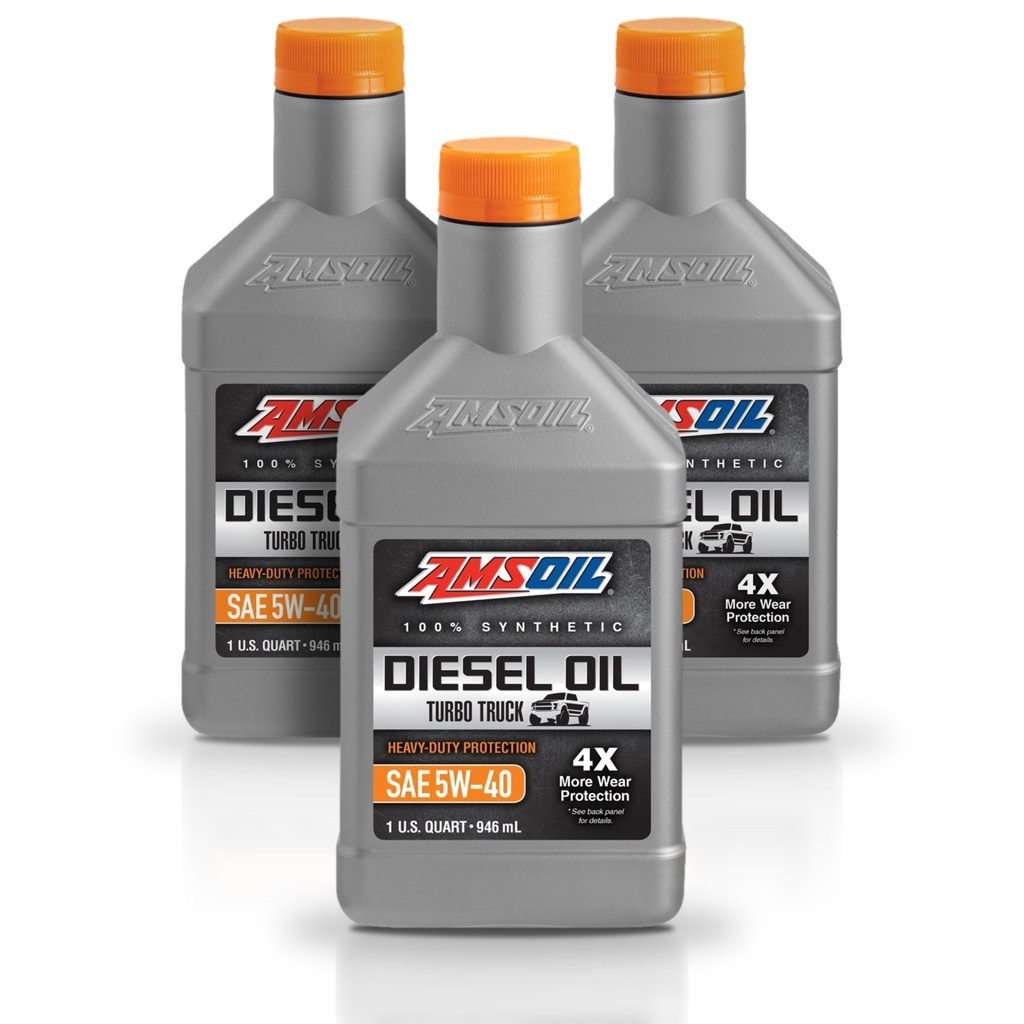[KIT-AMADOQT-3L] Kit 3 Litros 5W40 Heavy-Duty Synthetic Diesel Oil AMSOIL