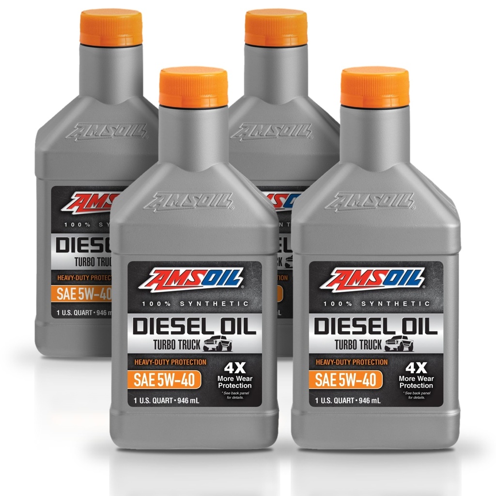[KIT-AMADOQT-4L] Kit 4 Litros 5W40 Heavy-Duty Synthetic Diesel Oil AMSOIL