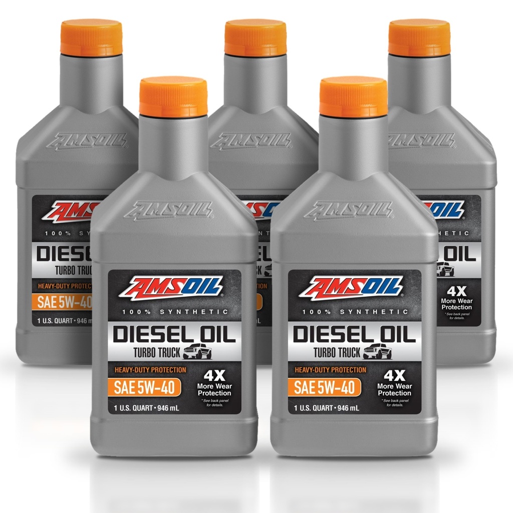 [KIT-AMADOQT-5L] Kit 5 Litros 5W40 Heavy-Duty Synthetic Diesel Oil AMSOIL