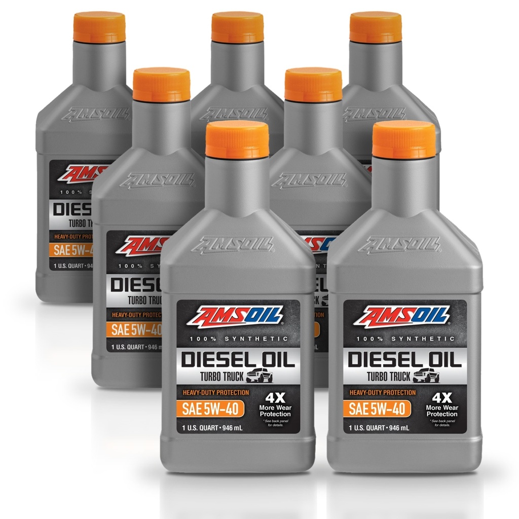 [KIT-AMADOQT-7L] Kit 7 Litros 5W40 Heavy-Duty Synthetic Diesel Oil AMSOIL