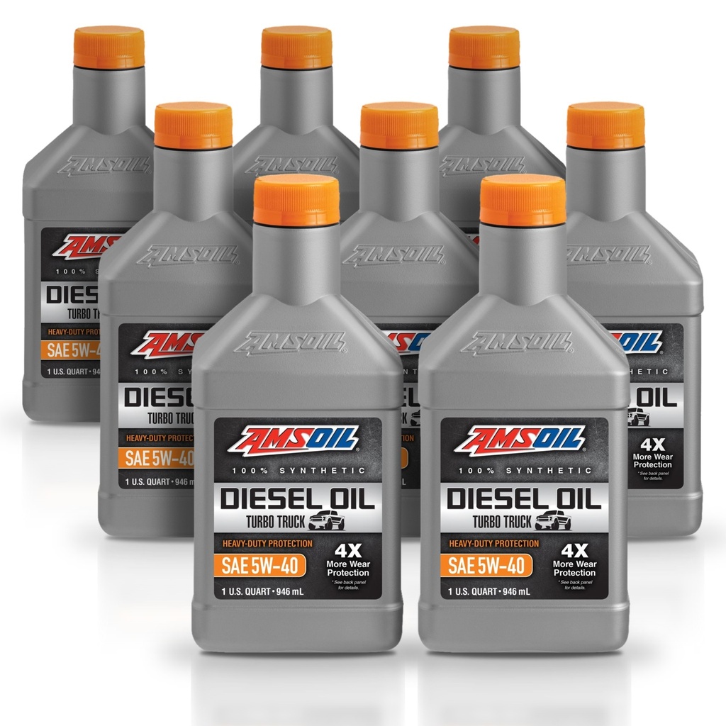 [KIT-AMADOQT-8L] Kit 8 Litros 5W40 Heavy-Duty Synthetic Diesel Oil AMSOIL