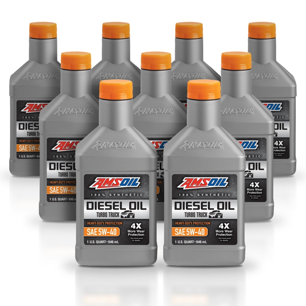 [KIT-AMADOQT-9L] Kit 9 Litros 5W40 Heavy-Duty Synthetic Diesel Oil AMSOIL