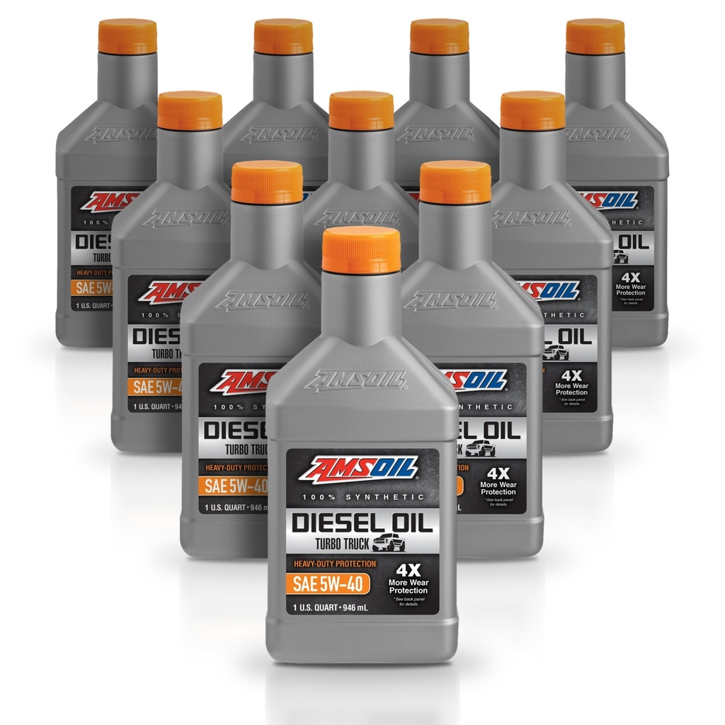[KIT-AMADOQT-10L] Kit 10 Litros 5W40 Heavy-Duty Synthetic Diesel Oil AMSOIL