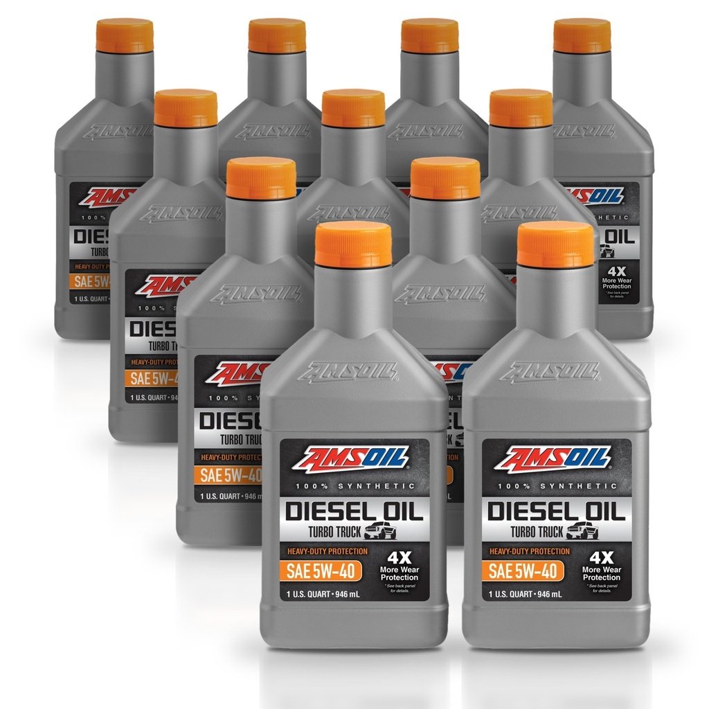 [KIT-AMADOQT-11L] Kit 11 Litros 5W40 Heavy-Duty Synthetic Diesel Oil AMSOIL