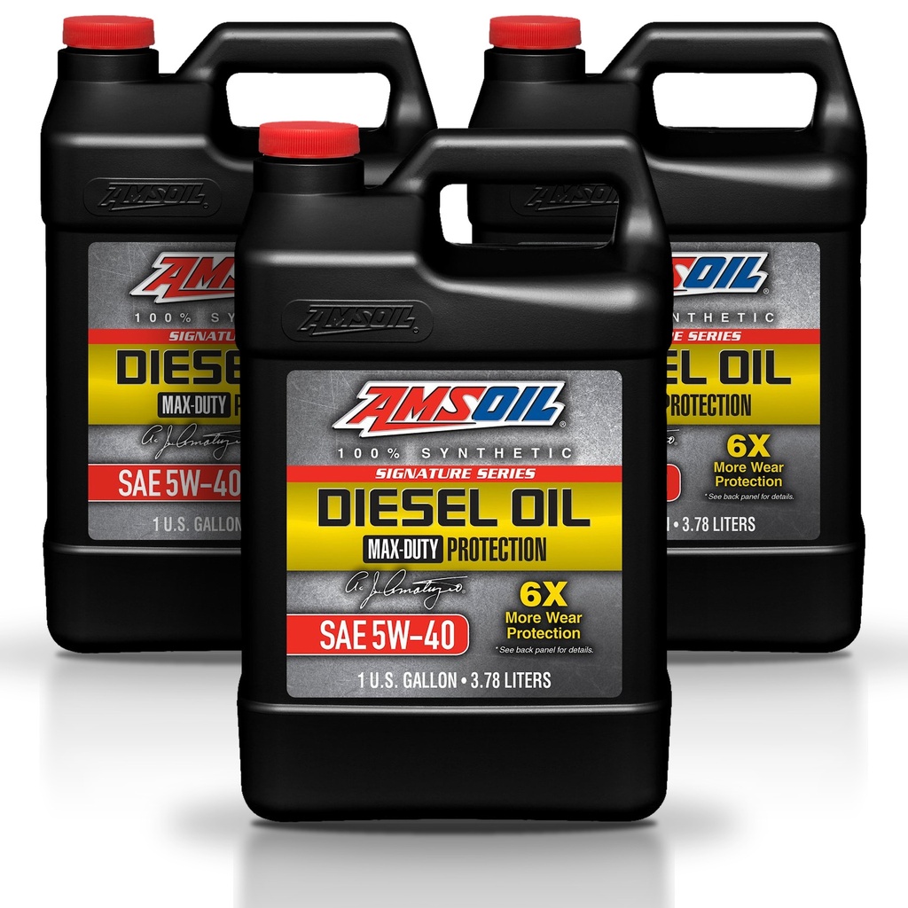 [KIT-AMDEO1G-3G] Kit 3 Galones 5W40 Max-Duty Synthetic Diesel Oil AMSOIL