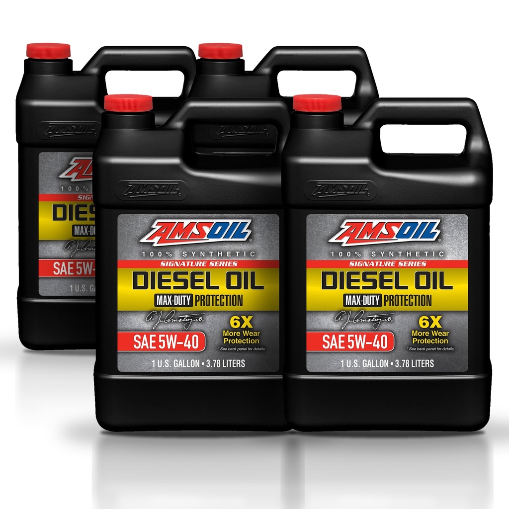 [KIT-AMDEO1G-4G] Kit 4 Galones 5W40 Max-Duty Synthetic Diesel Oil AMSOIL