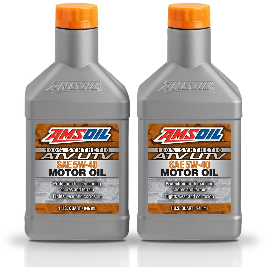 [KIT-AMAUV54QT-2L] Kit 2 Litros 5W40 Synthetic ATV/UTV Motor Oil AMSOIL
