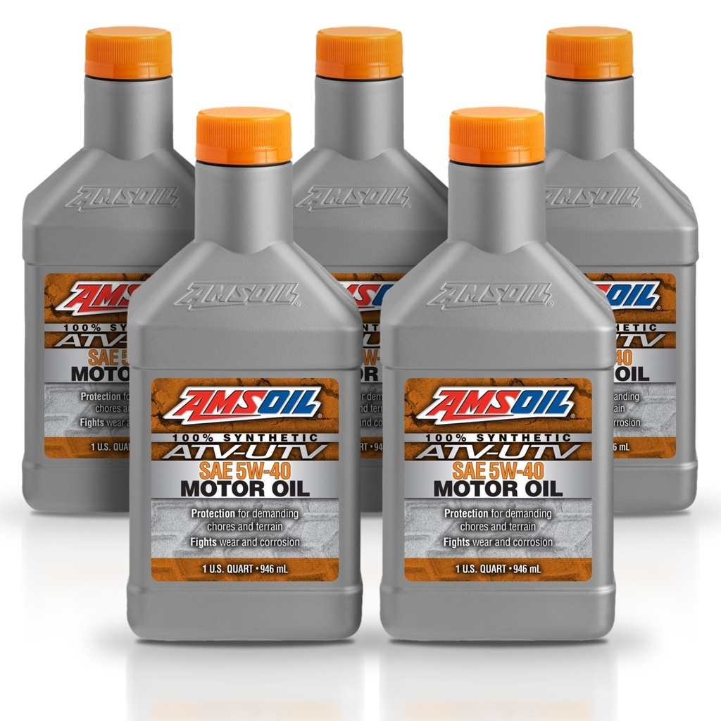 [KIT-AMAUV54QT-5L] Kit 5 Litros 5W40 Synthetic ATV/UTV Motor Oil AMSOIL