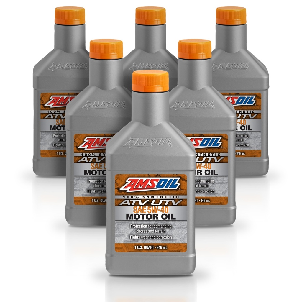 [KIT-AMAUV54QT-6L] Kit 6 Litros 5W40 Synthetic ATV/UTV Motor Oil AMSOIL
