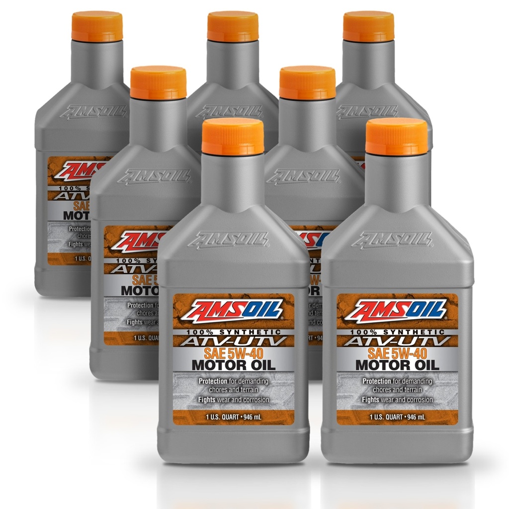 [KIT-AMAUV54QT-7L] Kit 7 Litros 5W40 Synthetic ATV/UTV Motor Oil AMSOIL