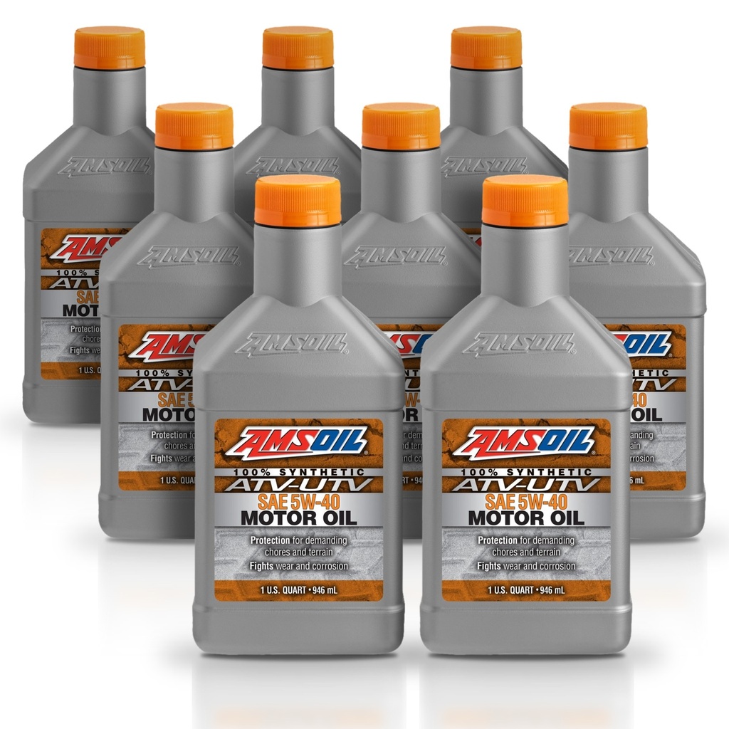 [KIT-AMAUV54QT-8L] Kit 8 Litros 5W40 Synthetic ATV/UTV Motor Oil AMSOIL