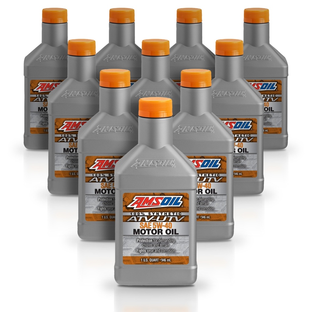 [KIT-AMAUV54QT-10L] Kit 10 Litros 5W40 Synthetic ATV/UTV Motor Oil AMSOIL
