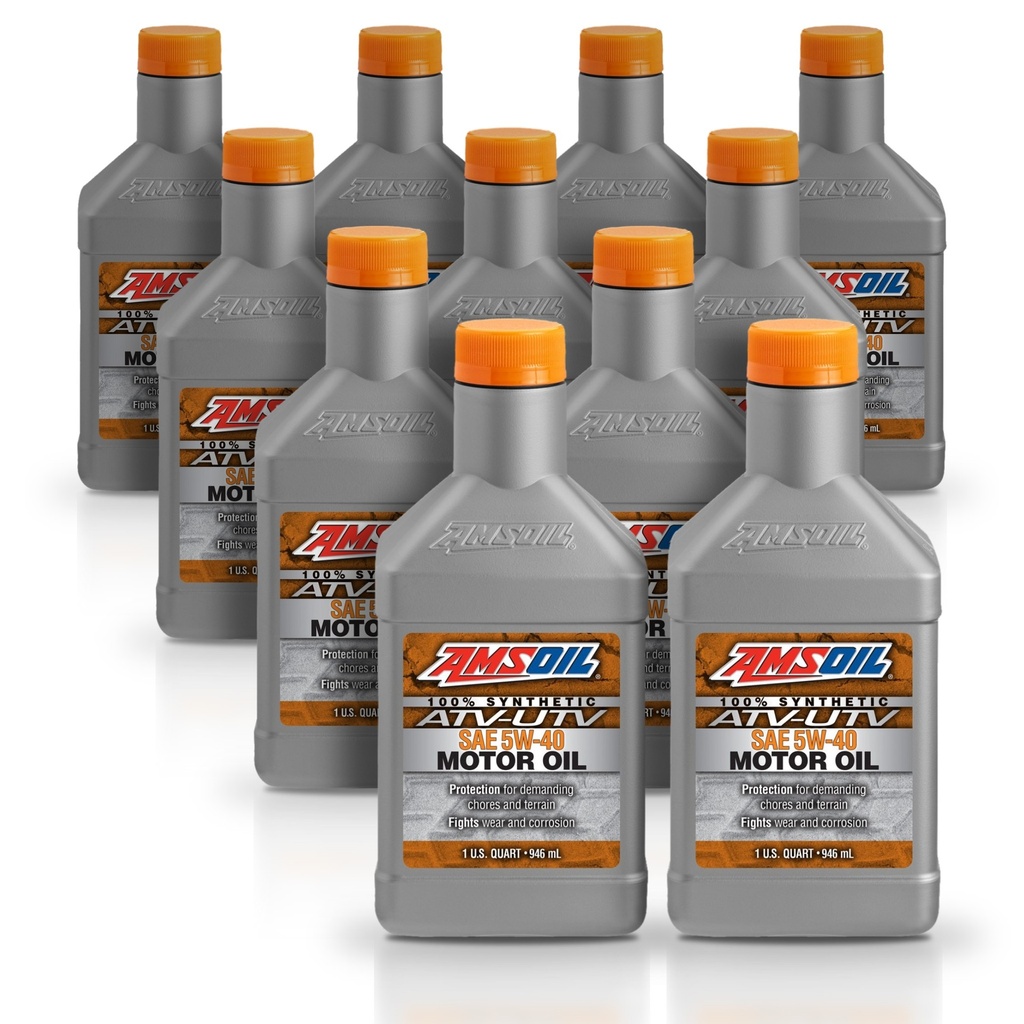 [KIT-AMAUV54QT-11L] Kit 11 Litros 5W40 Synthetic ATV/UTV Motor Oil AMSOIL