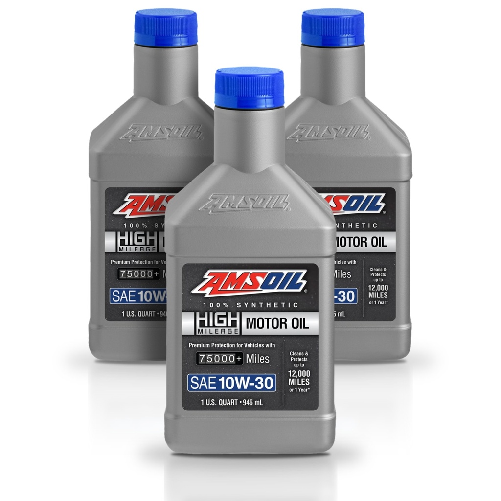 [KIT-AMHM1030QT-3L] Kit 3 Litros Aceite 10W30 sintetico alto km 946 ml AMSOIL