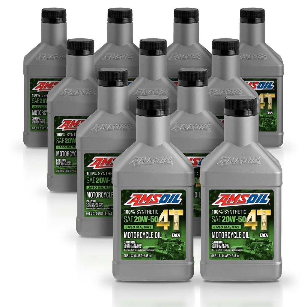 [KIT-AMMC5QT-11L] Kit 11 Litros ACEITE 4T 100 SINTETICO 20W50 AMSOIL
