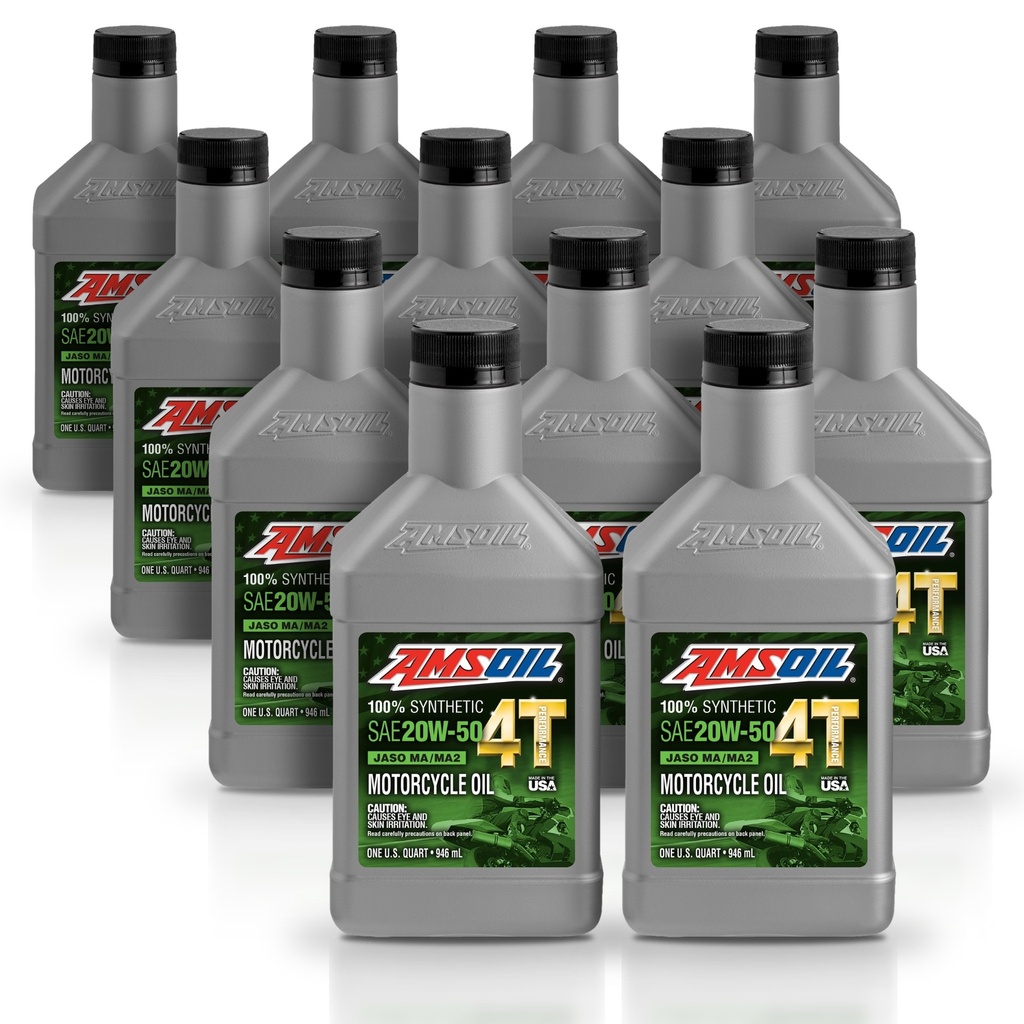 [KIT-AMMC5QT-12L] Kit 12 Litros ACEITE 4T 100 SINTETICO 20W50 AMSOIL
