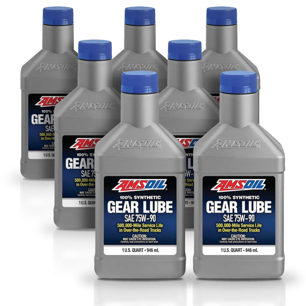 [KIT-AMFGRQT-7L] Kit 7 Litros ACEITE ENGRANAJES SINTETICO 75W90 1L AMSOIL AMSOIL