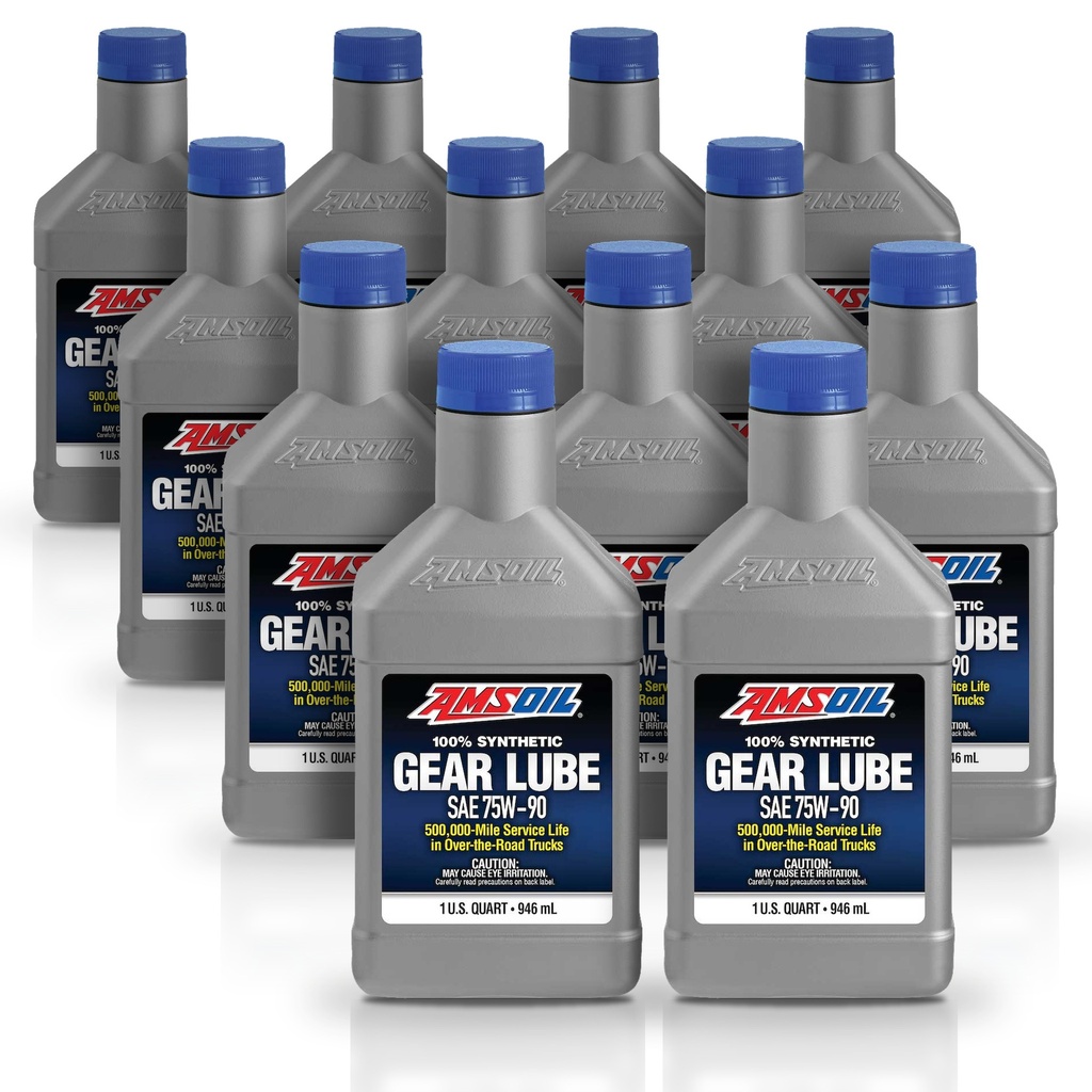[KIT-AMFGRQT-12L] Kit 12 Litros ACEITE ENGRANAJES SINTETICO 75W90 1L AMSOIL AMSOIL