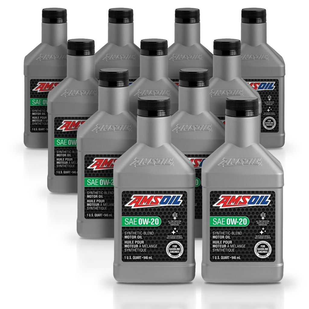[KIT-AMSB020QT-11L] Kit 11 Litros Aceite motor Semisintetico 0W20 946 ML AMSOIL