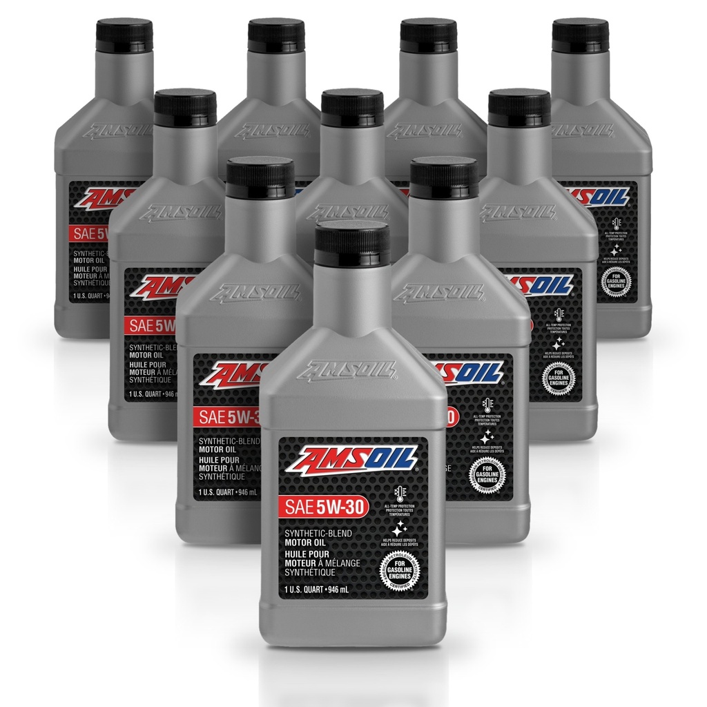 [KIT-AMSB530QT-10L] Kit 10 Litros Aceite motor Semisintetico 5W30 946 ML AMSOIL