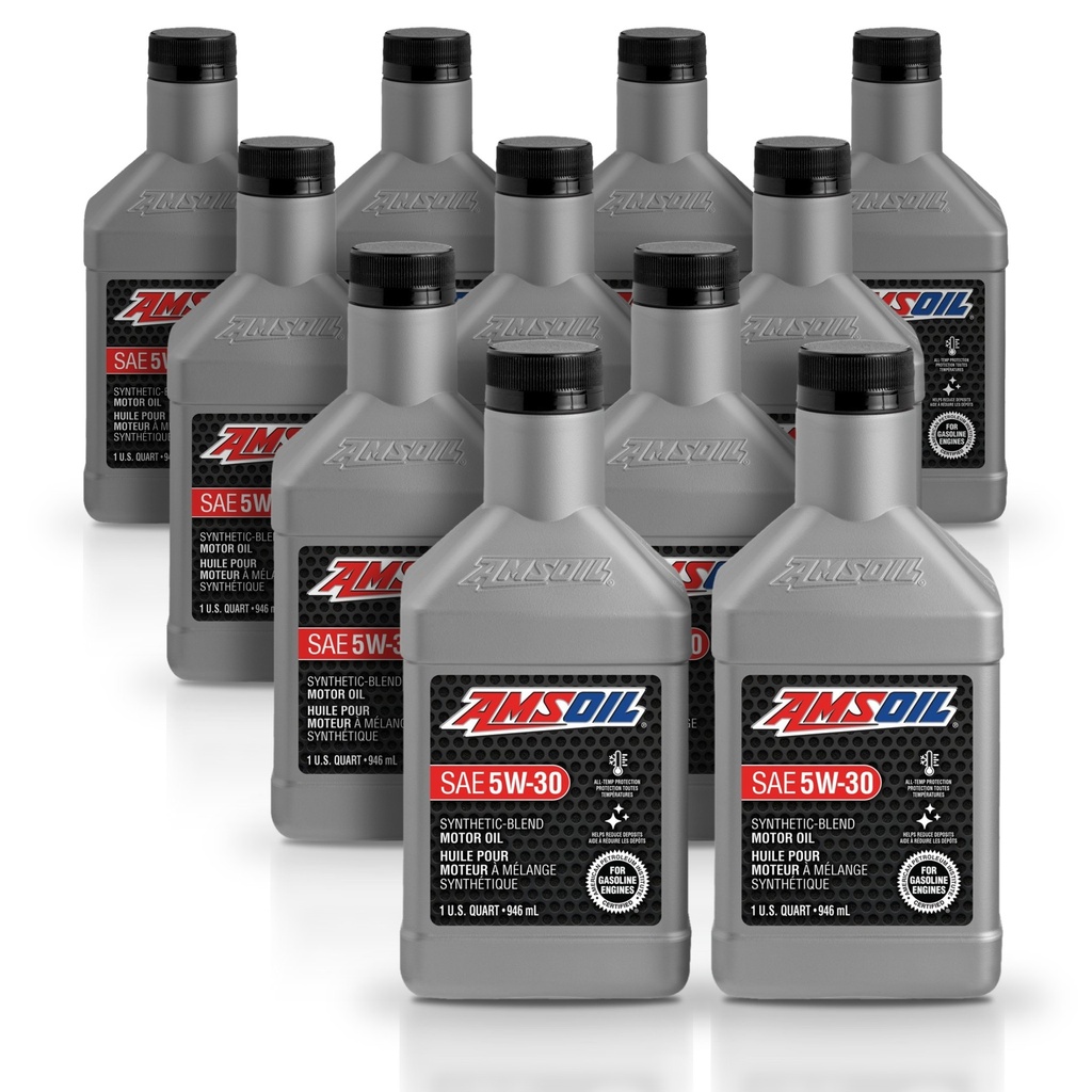 [KIT-AMSB530QT-11L] Kit 11 Litros Aceite motor Semisintetico 5W30 946 ML AMSOIL