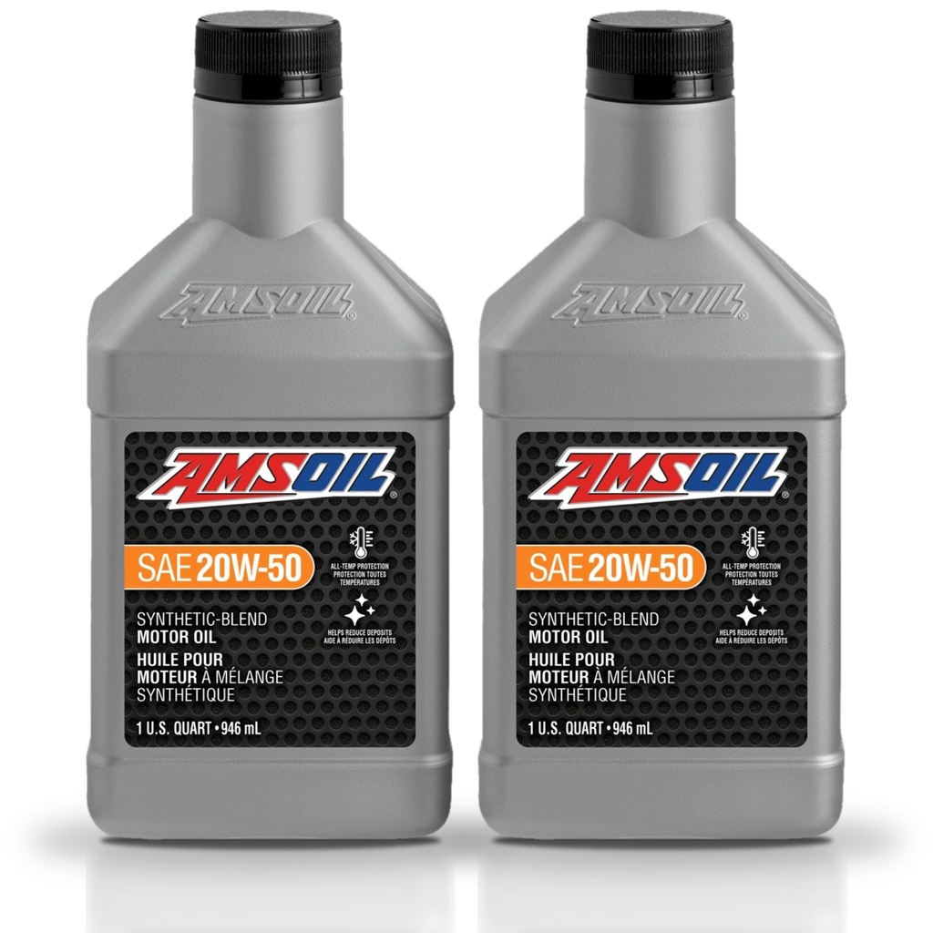 [KIT-AMSB2050QT-2L] Kit 2 Litros Aceite motor Semisintetico 5W30 946 ML AMSOIL