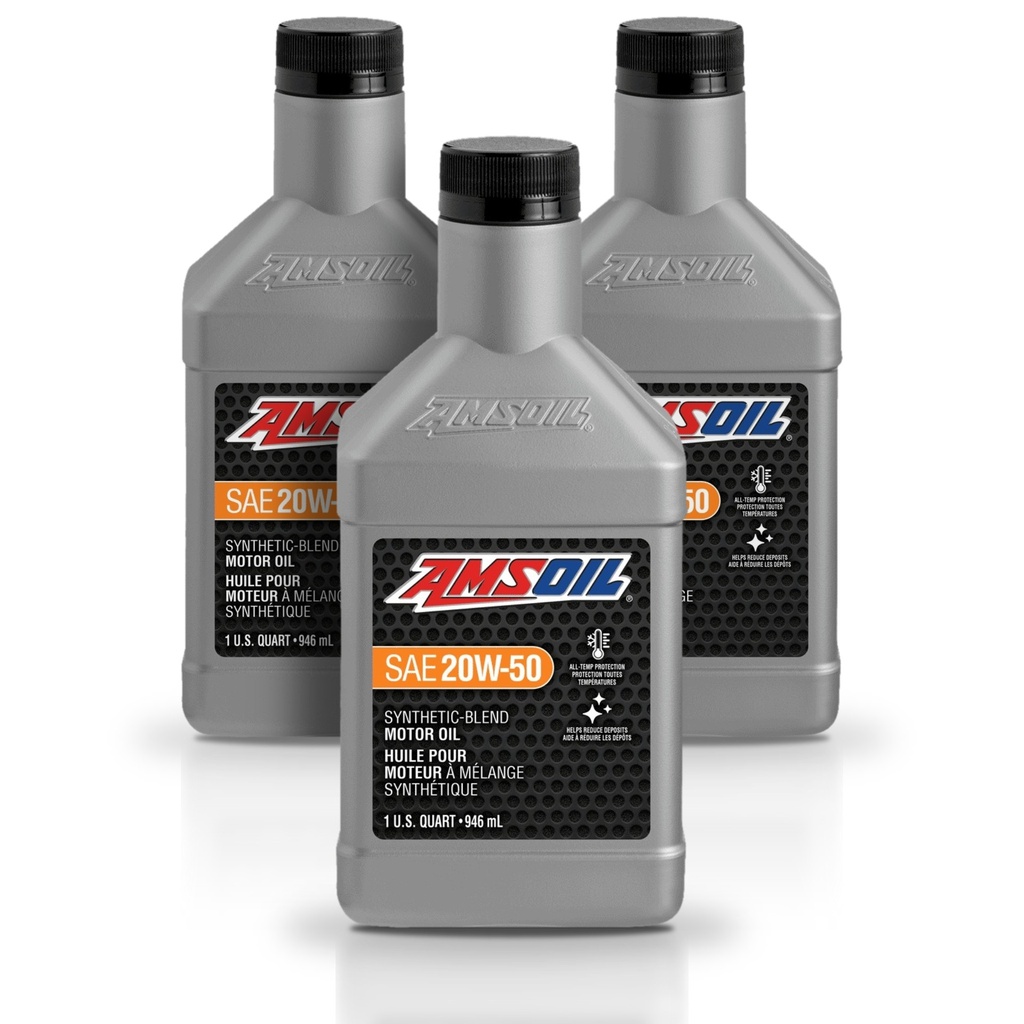 [KIT-AMSB2050QT-3L] Kit 3 Litros Aceite motor Semisintetico 5W30 946 ML AMSOIL