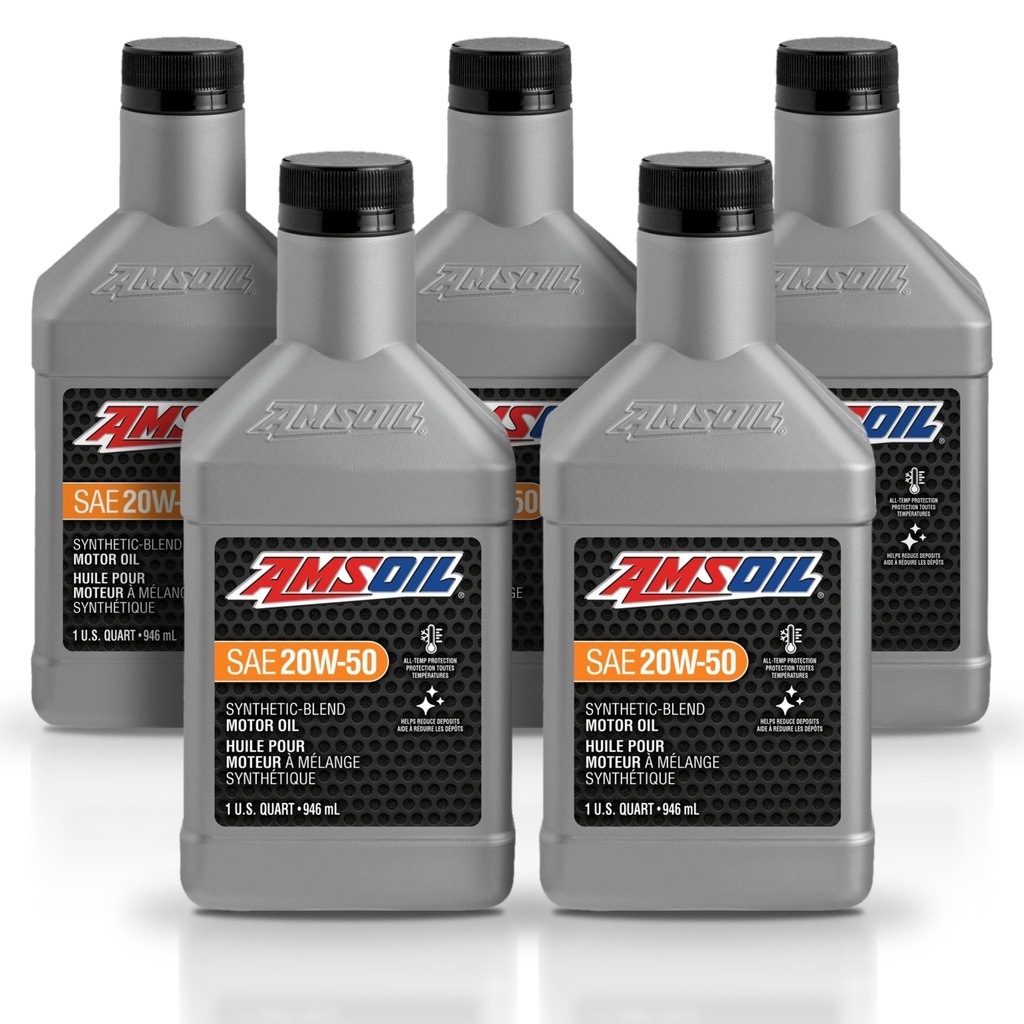 [KIT-AMSB2050QT-5L] Kit 5 Litros Aceite motor Semisintetico 5W30 946 ML AMSOIL