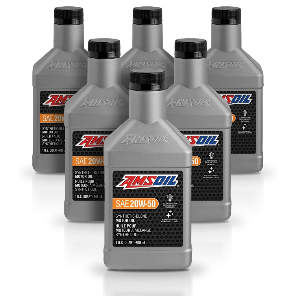 [KIT-AMSB2050QT-6L] Kit 6 Litros Aceite motor Semisintetico 5W30 946 ML AMSOIL