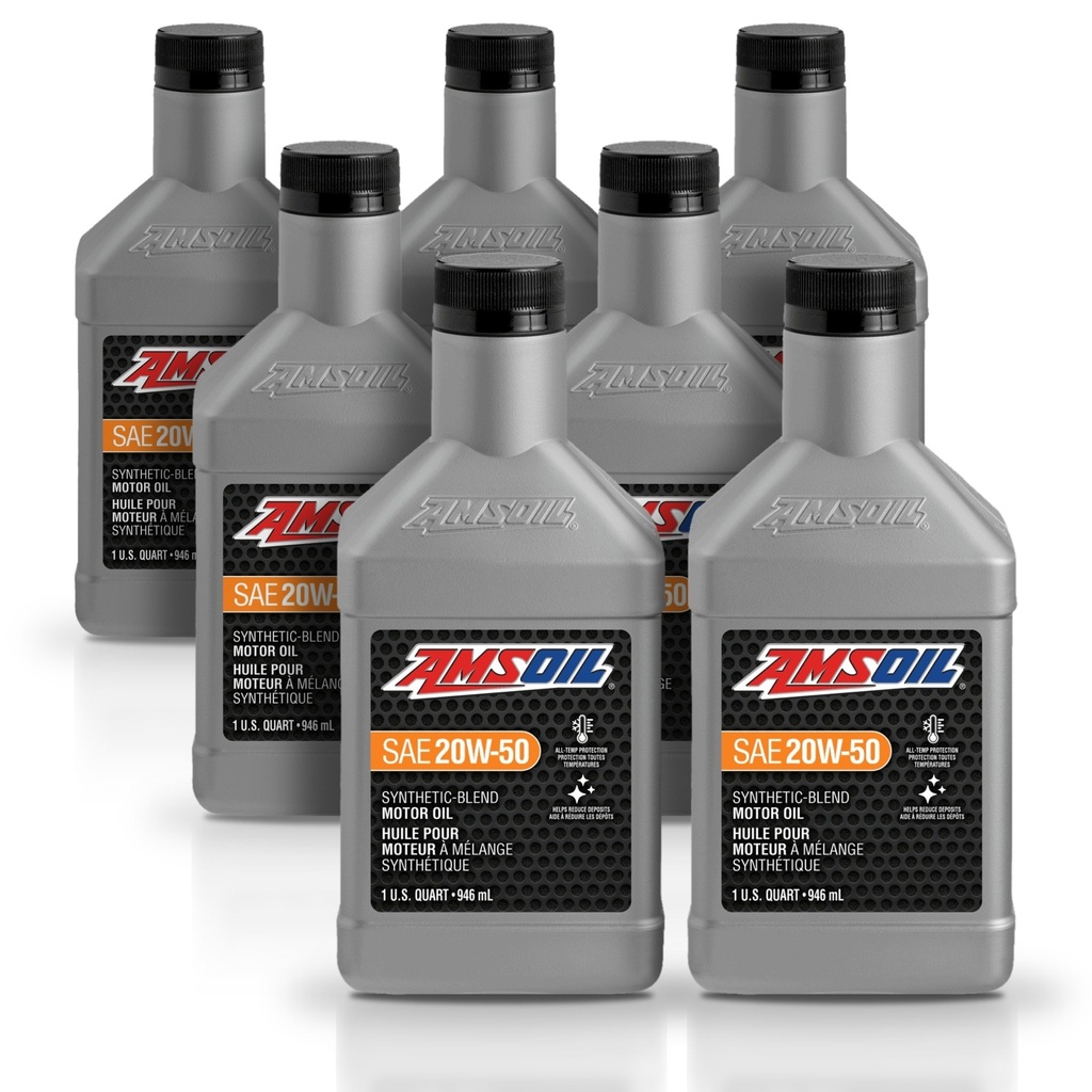 [KIT-AMSB2050QT-7L] Kit 7 Litros Aceite motor Semisintetico 5W30 946 ML AMSOIL