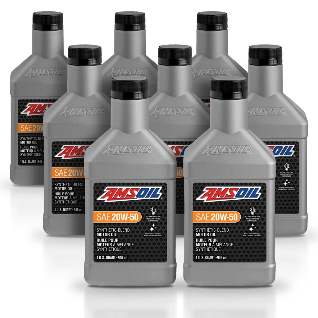 [KIT-AMSB2050QT-8L] Kit 8 Litros Aceite motor Semisintetico 5W30 946 ML AMSOIL
