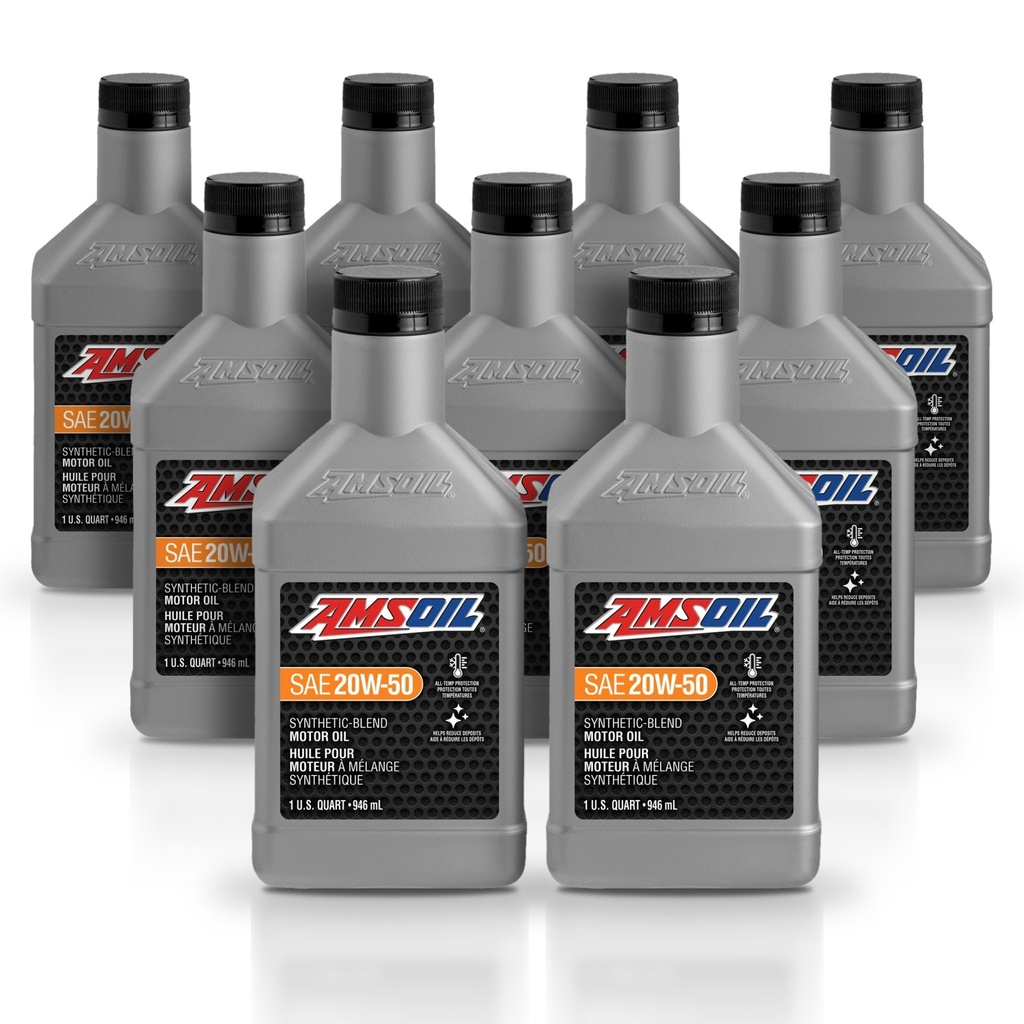 [KIT-AMSB2050QT-9L] Kit 9 Litros Aceite motor Semisintetico 5W30 946 ML AMSOIL