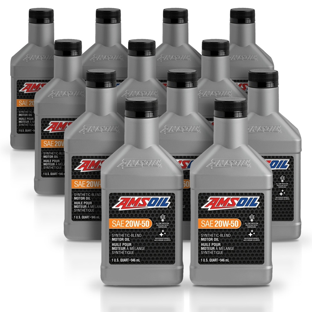 [KIT-AMSB2050QT-12L] Kit 12 Litros Aceite motor Semisintetico 5W30 946 ML AMSOIL