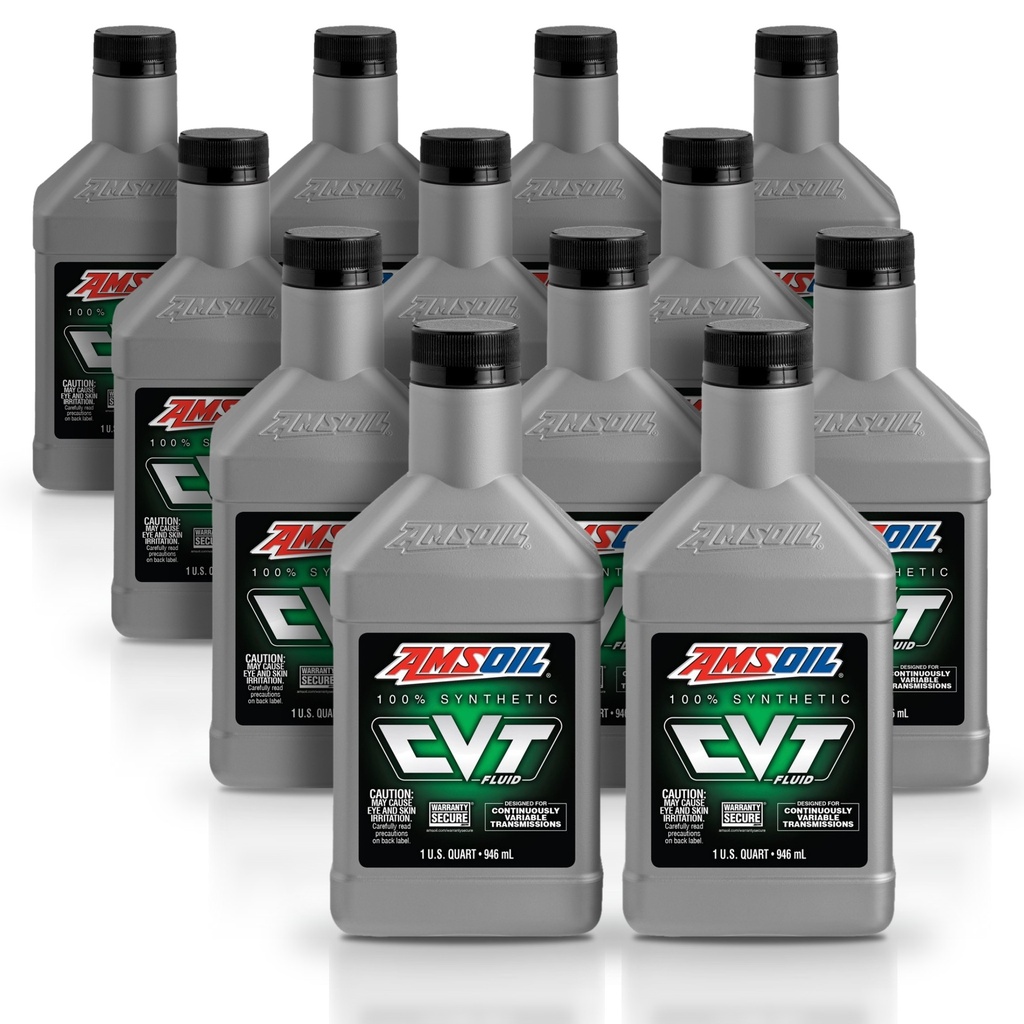 [KIT-AMCVTQT-12L] Kit 12 Litros ACEITE SINTETICO AMSOIL CAJA CVT 946 ML AMSOIL