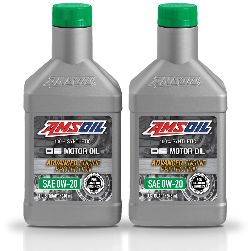 [KIT-AMOEZQT-2L] Kit 2 Litros ACEITE SINTETICO OE 0W20 AMSOIL .946 ML AMSOIL